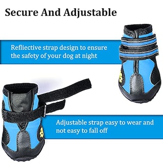 Foto 3 | Foto 3 | Botas Para Perros Seguras Y Antideslizantes Impermeables Para Perros De Talla M Y L - Venta Internacional.