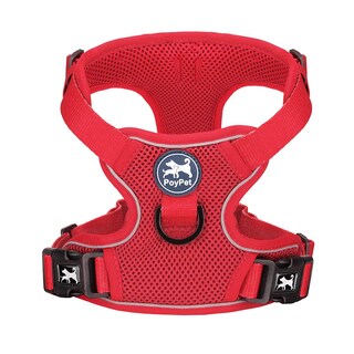 Foto 1 | Foto 1 | Arnés Para Perros Poypet Reflectante Suave Y Transpirable Malla Roja S - Venta Internacional.