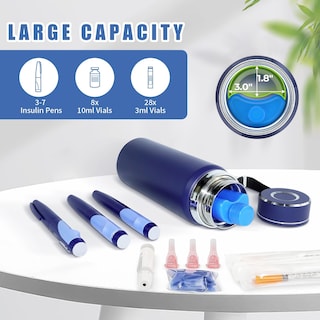 Foto 3 | Foto 3 | Estuche De Viaje Insulin Cooler Gosemai Para 3 A 6 Bolígrafos Con Bolsa De Hielo - Venta Internacional.