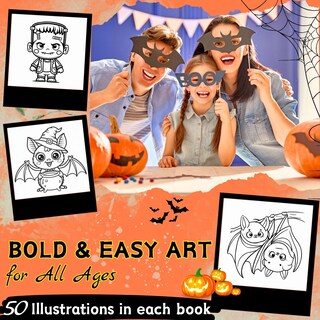 Foto 4 | Foto 4 | Libro Para Colorear Chason & Co Halloween En Miniatura Para Adultos  50 Páginas X 3 - Venta Internacional.