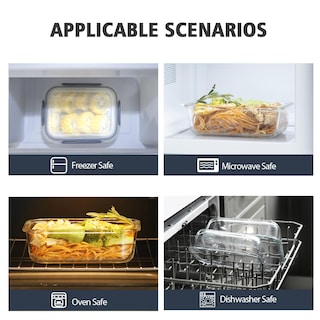 Foto 5 | Foto 5 | Contenedores De Vidrio Para Almacenamiento De Alimentos S Salient  Juego De 18 Piezas - Venta Internacional.