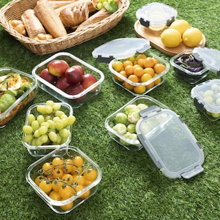 Foto 6 | Foto 6 | Contenedores De Vidrio Para Almacenamiento De Alimentos S Salient  Juego De 18 Piezas - Venta Internacional.