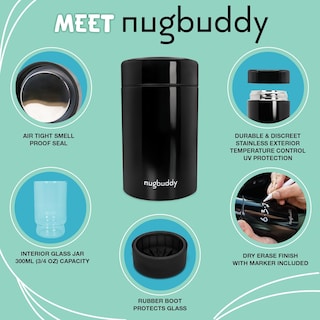Foto 5 | Foto 5 | Contenedor De Almacenamiento Nugbuddy Sellado Al Vacío De 300 Ml Con Tarro De Vidrio - Venta Internacional.