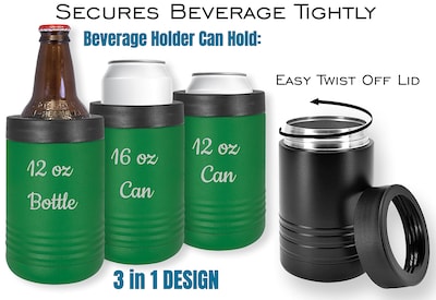 Foto 5 | Foto 5 | Soporte Para Bebidas Ez Custom Gift De Acero Inoxidable  350 Ml  Verde - Venta Internacional.