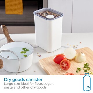Foto 3 | Foto 3 | Bidón De Cocina Idesign De Plástico Reciclado Grande 6 34 L Blanco - Venta Internacional.