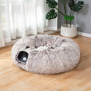 Foto 4 | Foto 4 | Cama Tipo Túnel Luckitty Para Gatos Y Perros  Cálida Y Esponjosa  Con Cojín Lavable - Venta Internacional.