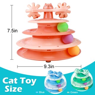 Foto 2 | Foto 2 | Tocadiscos Cat Toy Upsky Roller De 4 Niveles Con 3 Bolas Y Campana - Venta Internacional.