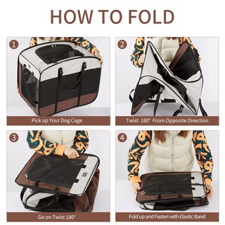 Foto 4 | Foto 4 | Jaula De Viaje Blanda Y Plegable Para Perros Donoro Portátil De 32 Pulgadas - Venta Internacional.