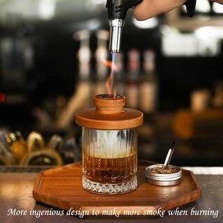 Foto 4 | Foto 4 | Kit Para Ahumar Cócteles Willscoo Con Linterna 2 Vasos De Whisky Y Moldes - Venta Internacional.