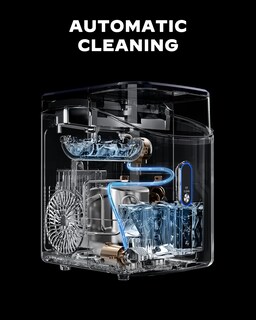 Foto 4 | Foto 4 | Máquina De Hielo Nugget Silonn Para Encimera 3 Libras/24 Horas Color Azul Autolimpiante - Venta Internacional.
