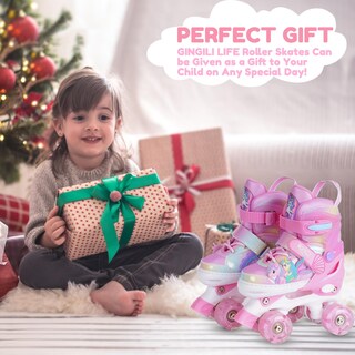 Foto 7 | Foto 7 | Patines Gingili Life Ajustables Con Iluminación Para Niñas De 3 A 12 Años - Venta Internacional.