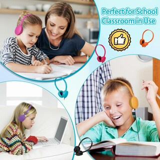 Foto 6 | Foto 6 | Auriculares Tjzxgui Kids Paquete De 15 Unidades Para Aula Y Escuela - Venta Internacional.