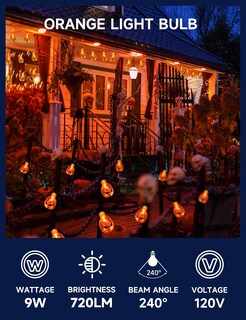 Foto 4 | Foto 4 | Bombilla Led Unilamp A19 Naranja De 9 W (equivalente A 60 W) Paquete De 4 - Venta Internacional.