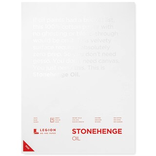 Foto 2 | Foto 2 | Art Paper Stonehenge Oil - Bloc De Notas (320 G 12 X 16 Cm 12 Hojas) Color Blanco - Venta Internacional.