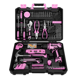 Foto 1 | Foto 1 | Juego De Herramientas Dekopro Taladro Inalámbrico Rosa De 12 V Para Reparación Del Hogar Para Mujeres - Venta Internacional.