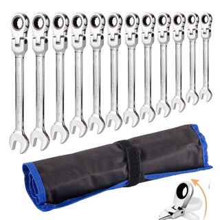 Foto 1 | Foto 1 | Juego De Llaves De Trinquete Qnkaa 12 Unidades 8 — 19 Mm Cabeza Flexible - Venta Internacional.