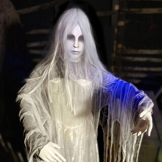 Foto 3 | Foto 3 | Decoración De Halloween: Haunted Hill Farm Rising Ghost Woman - Venta Internacional.