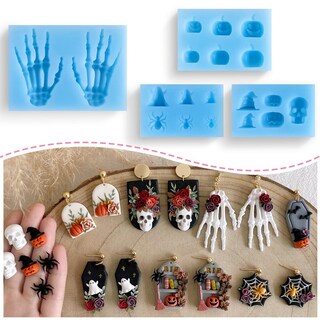 Foto 1 | Foto 1 | Pendientes De Joyería De Halloween Keoker 3d Moldeados En Arcilla Polimérica - Venta Internacional.