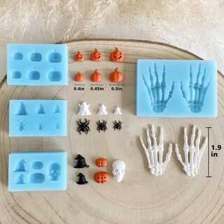 Foto 3 | Foto 3 | Pendientes De Joyería De Halloween Keoker 3d Moldeados En Arcilla Polimérica - Venta Internacional.