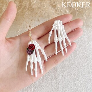 Foto 5 | Foto 5 | Pendientes De Joyería De Halloween Keoker 3d Moldeados En Arcilla Polimérica - Venta Internacional.