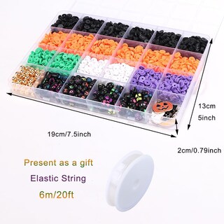 Foto 3 | Foto 3 | Kit De Fabricación De Joyas Lfliun Para Halloween Pulsera De Arcilla Polimérica - Venta Internacional.