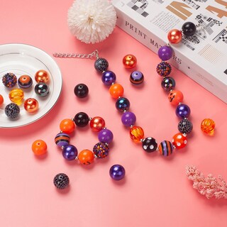 Foto 4 | Foto 4 | Craft Beads Jeacksy 20 Mm Gruesos Para Halloween 50 Unidades - Venta Internacional.