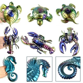 Foto 5 | Foto 5 | Juego De 3 Moldes Grandes De Resina De Animales Marinos De Silicona Jaspeados - Venta Internacional.