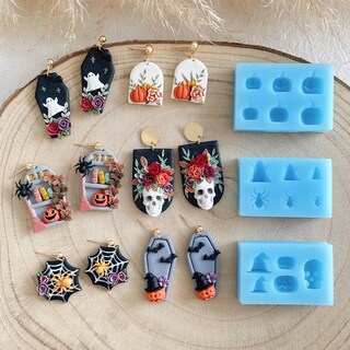 Foto 7 | Foto 7 | Moldes De Arcilla Polimérica Keoker Halloween Para Decoración De Pendientes - Venta Internacional.
