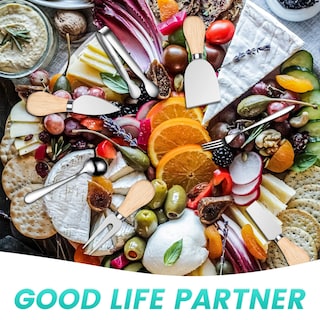 Foto 6 | Foto 6 | Juego De Cuchillos Para Queso Lifemusican Charcuterie Board Accessories - Venta Internacional.