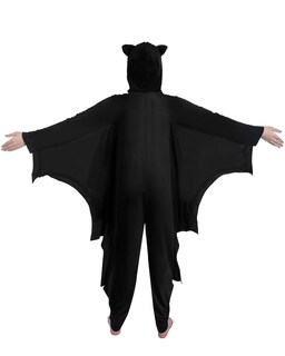 Foto 6 | Foto 6 | Disfraz De Murciélago Negro Vivrerizo Para Niños Con Alas De Vampiro Gótico - Venta Internacional.