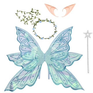 Foto 1 | Foto 1 | Disfraz De Alas De Hada Para Adultos Y Niñas  Azul - Vitegaw - Venta Internacional.