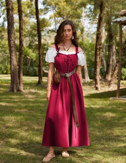 Foto 4 | Foto 4 | Vestido Tipo Corsé Con Diseño De Hadas Color Rojo Para Mujer De Costume - Venta Internacional.