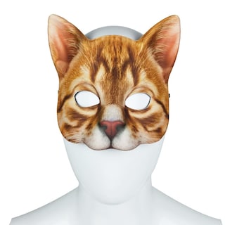 Foto 3 | Foto 3 | Máscaras De Gato Realistas Alodidae 3 Unidades Color Blanco Negro Y Naranja 18 Cm - Venta Internacional.