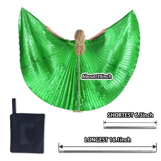Foto 4 | Foto 4 | Disfraz De Halloween De Munafie De Dance Wings Para Niños Color Verde - Venta Internacional.