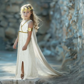 Foto 3 | Foto 3 | Conjunto De Disfraces Para Niños Uqje  Toga Griega  Diosa Romana - Venta Internacional.