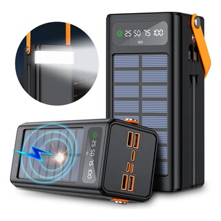 Foto 2 | Foto 2 | Banco De Energía Solar Con 7 Salidas Y 3 Entradas Eo Safe Imports Esi-21696 Negro