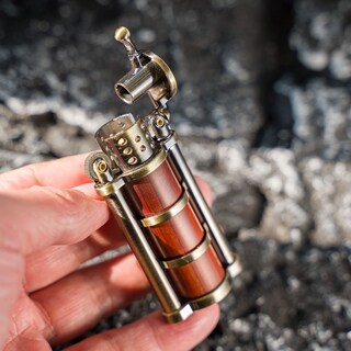 Foto 6 | Foto 6 | Funda Más Ligera De Palisandro Estilo Antiguo Gasolina Y Queroseno Resistente Al Viento - Venta Internacional.