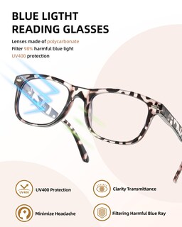 Foto 5 | Foto 5 | Gafas De Lectura Jolisu Paquete De 5 Unidades Con Bloqueo De Luz Azul 2 00 - Venta Internacional.