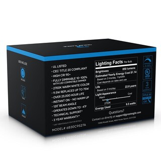 Foto 4 | Foto 4 | Bombilla Led Great Eagle Br30 9 5 W (75 W) 850 Lm 2700 K Paquete De 6 - Venta Internacional.