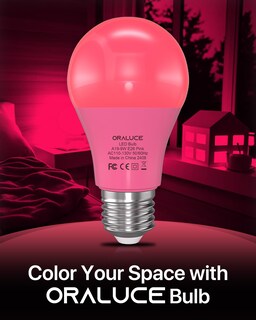 Foto 7 | Foto 7 | Bombilla Led Oraluce Colorful A19 9 W 810 Lm Equivalente A 60 W Paquete De 6 - Venta Internacional.
