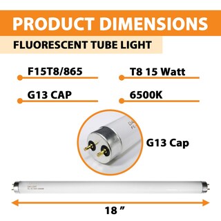 Foto 2 | Foto 2 | Tubo Fluorescente F15t8/dl 15 W 6500 K 45 Cm G13 2 Pines Paquete De 6 - Venta Internacional.