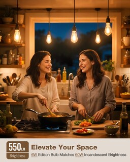 Foto 3 | Foto 3 | Bombilla Led Lafoy Amber Edison De 6 W (equivalente A 60 W) 550 Lm 2200 K - Venta Internacional.