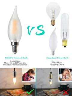 Foto 2 | Foto 2 | Bombilla Led Tipo Candelabro Amdtu E12 6 W 2700 K Color Blanco Suave Regulable - Venta Internacional.