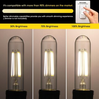 Foto 5 | Foto 5 | Bombillas Led Gozelux T10 De 6 W 4000 K Color Blanco Frío E26 Paquete De 8 - Venta Internacional.