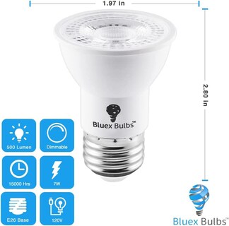 Foto 2 | Foto 2 | Bombilla Led Bluex Par16 Cuello Largo 7 W (paquete De 6) - Venta Internacional.
