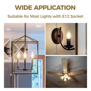 Foto 7 | Foto 7 | Bombillas Led Para Candelabro Hizashi E12 6 W 550 Lm 3000 K Color Blanco Suave Paquete De 6 - Venta Internacional.