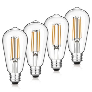 Foto 1 | Foto 1 | Bombillas Led Gozelux Vintage Edison De 6 W 60 W Equivalente A Intensidad Regulable 2700 K - Venta Internacional.