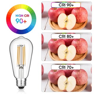 Foto 3 | Foto 3 | Bombillas Led Gozelux Vintage Edison De 6 W 60 W Equivalente A Intensidad Regulable 2700 K - Venta Internacional.