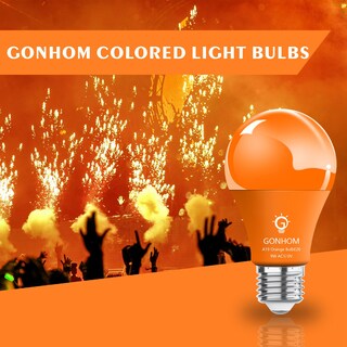 Foto 3 | Foto 3 | Bombilla Gonhom A19 9 W Led Naranja E26 Regulable Paquete De 8 - Venta Internacional.
