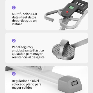 Foto 7 | Foto 7 | Bicicleta Fija De Ejercicio Spinning Grande Profesional Magnetica